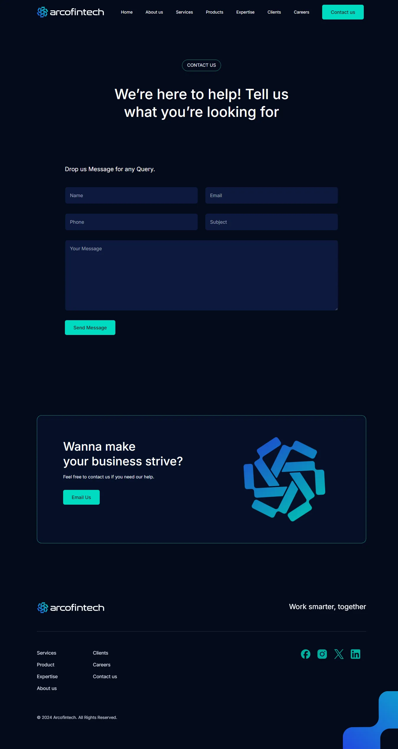 Arcofintech, screen 3