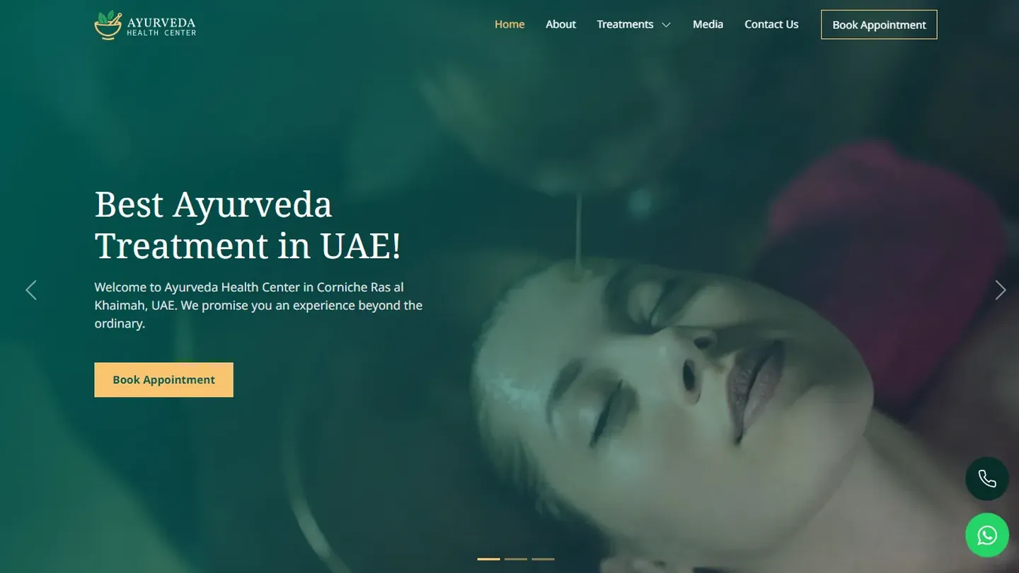 موقع Ayurveda Health Center
