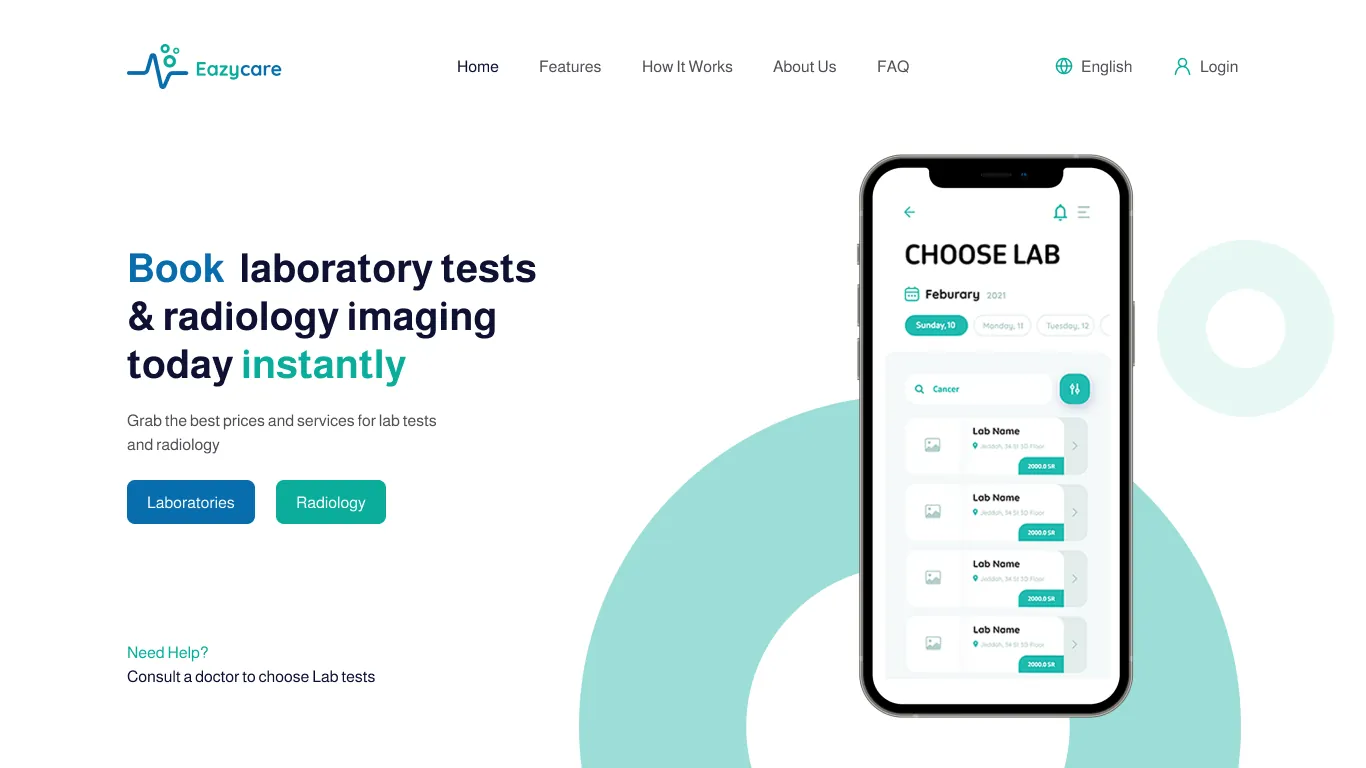 Eazycare, screen 3
