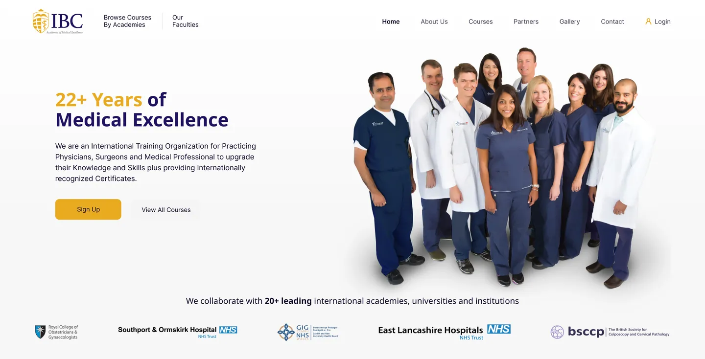 IBC Medical Group, screen 3