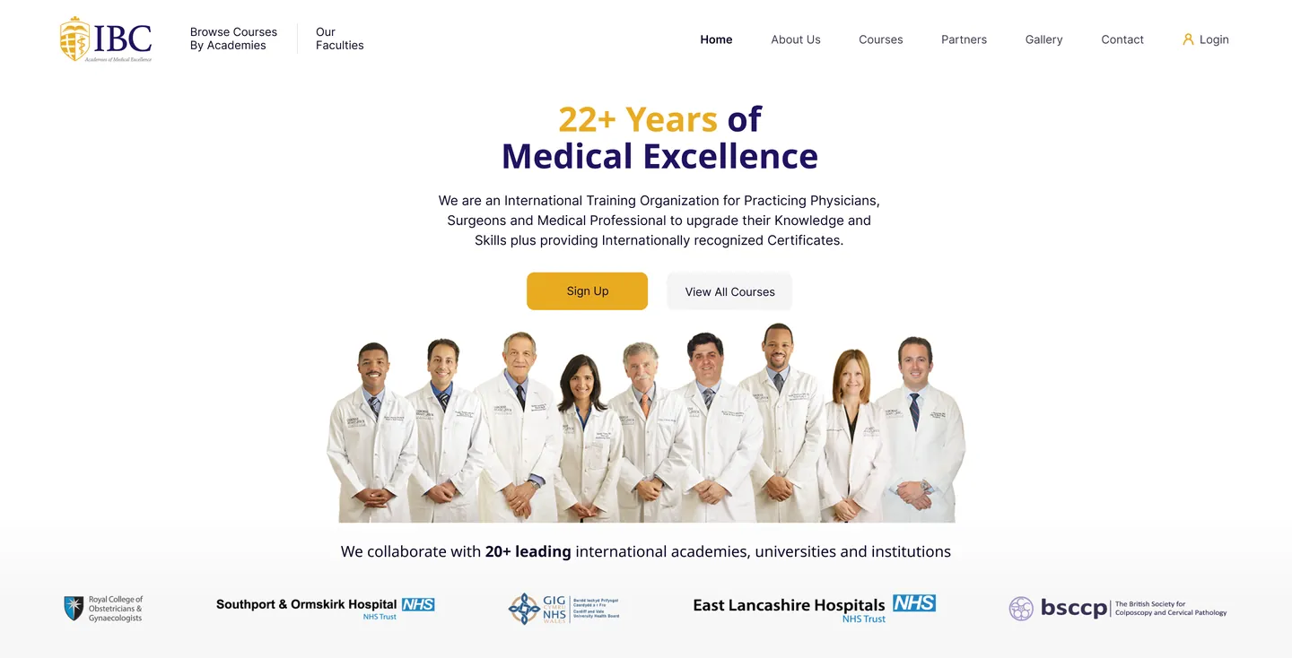 IBC Medical Group, screen 4