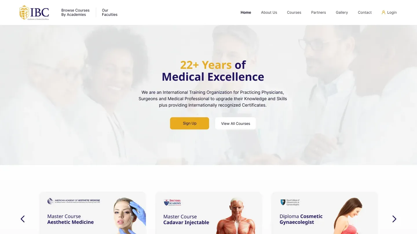 موقع IBC Medical Group