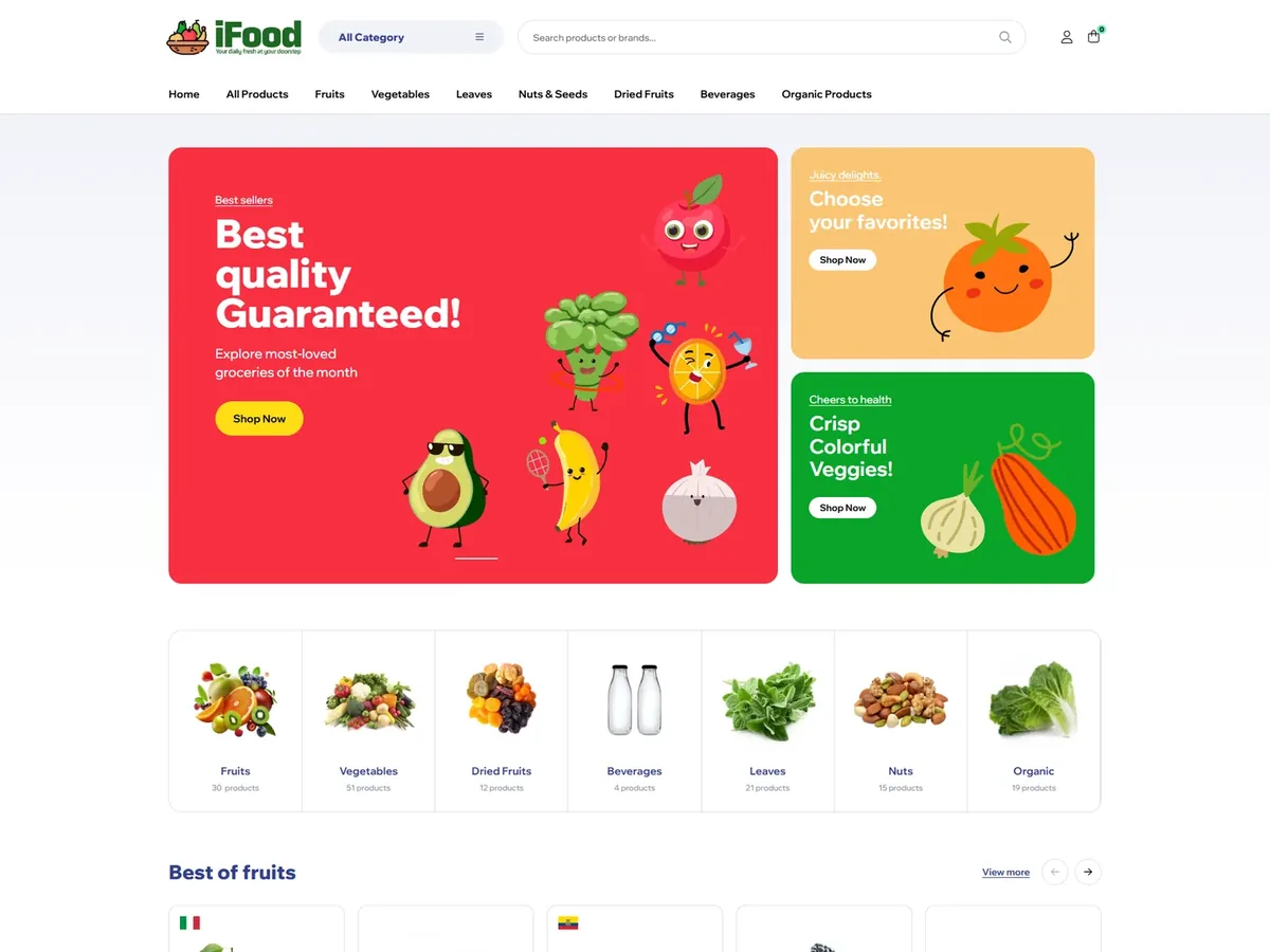 iFood website