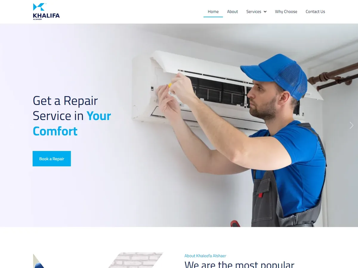 Khalifa Al Shaer website