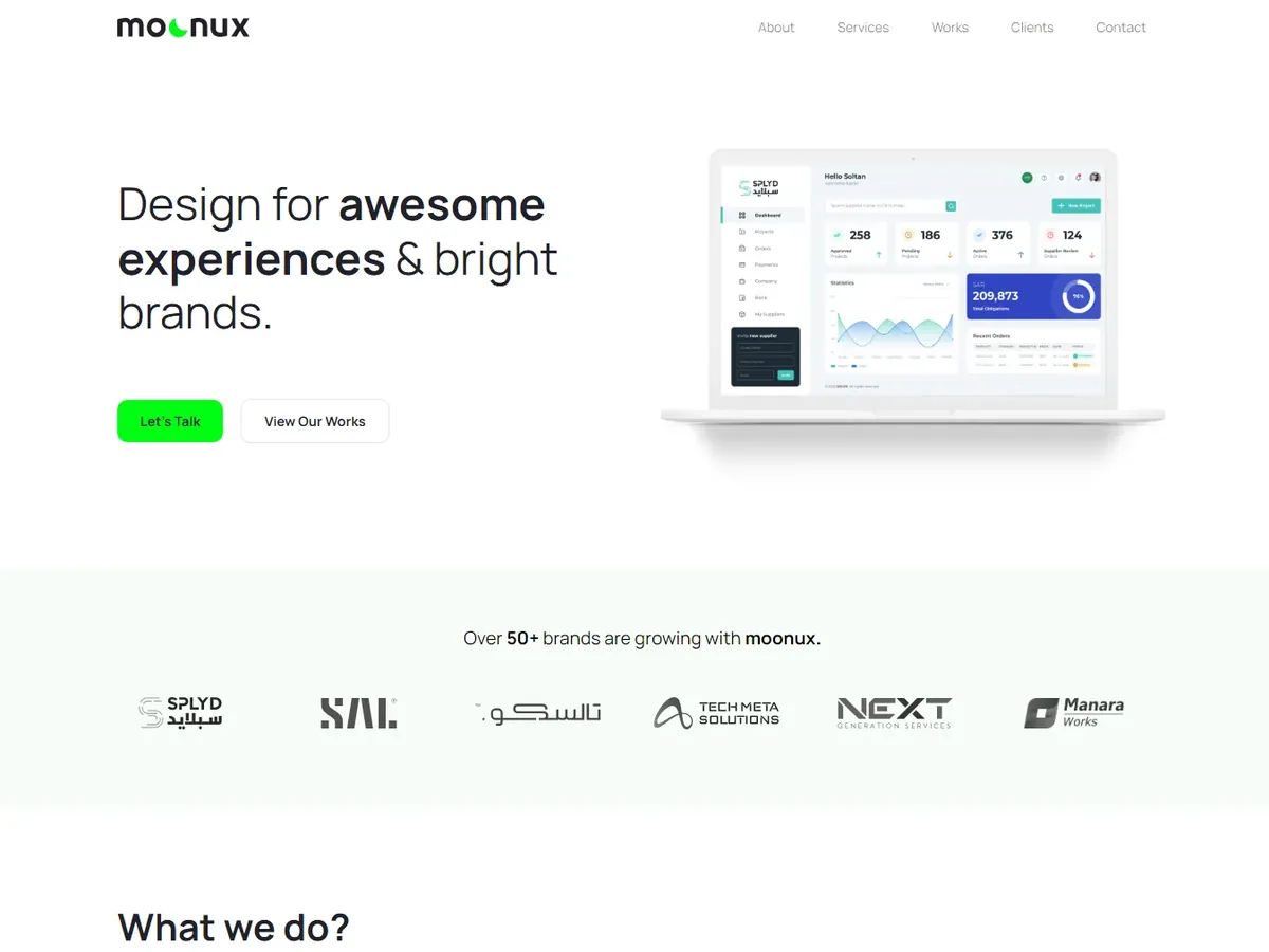 Mooonux website